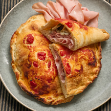 Calzone à la Mortadella Bologna et aux Champignons