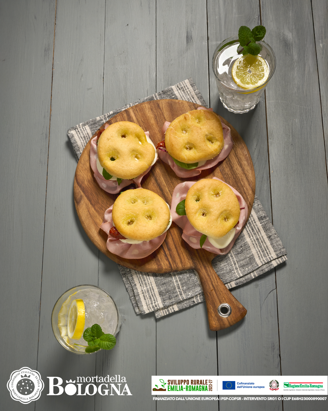 FOCACCINE MORTADELLA FOCACCINE MORTADELLA