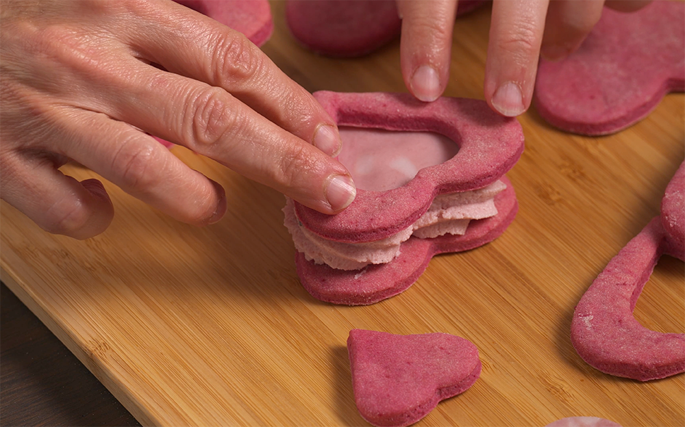 Cuori di pastafrolla con Mortadella_g4