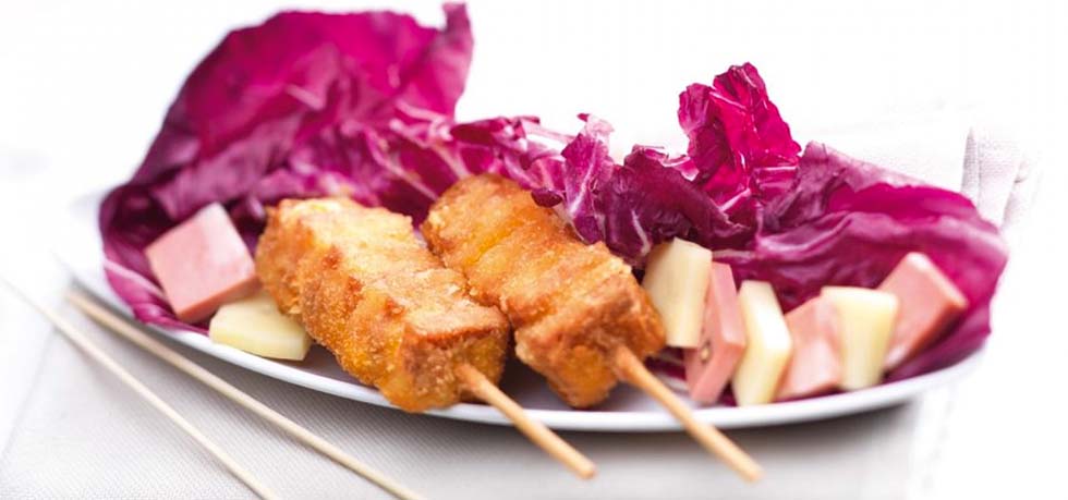 Spiedini dorati _ Ricette con la Mortadella Bologna IGP