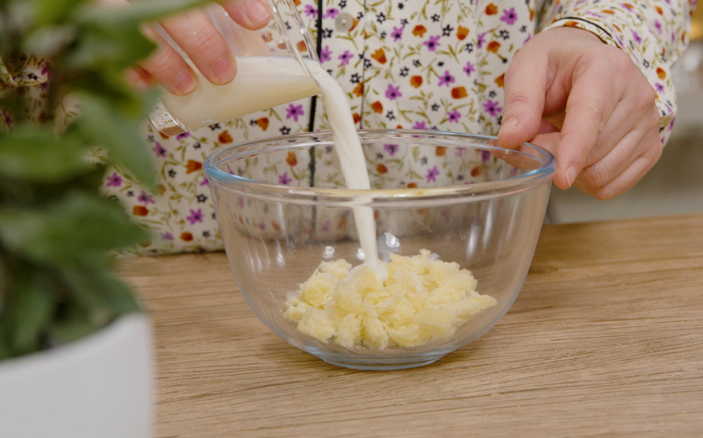 Step1_Gnocchi con salsa di noci e mortadella 2