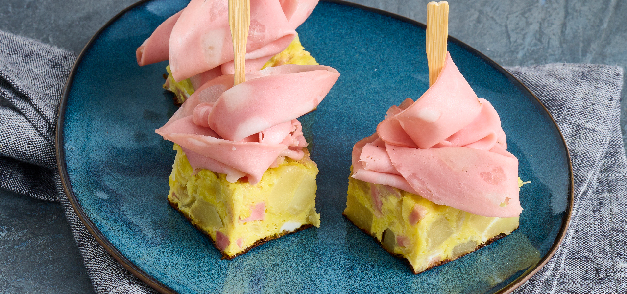 Tortilla con Mortadella h