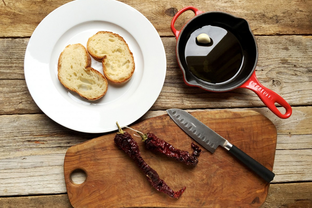 acquasala con mortadella bologna igp step 1