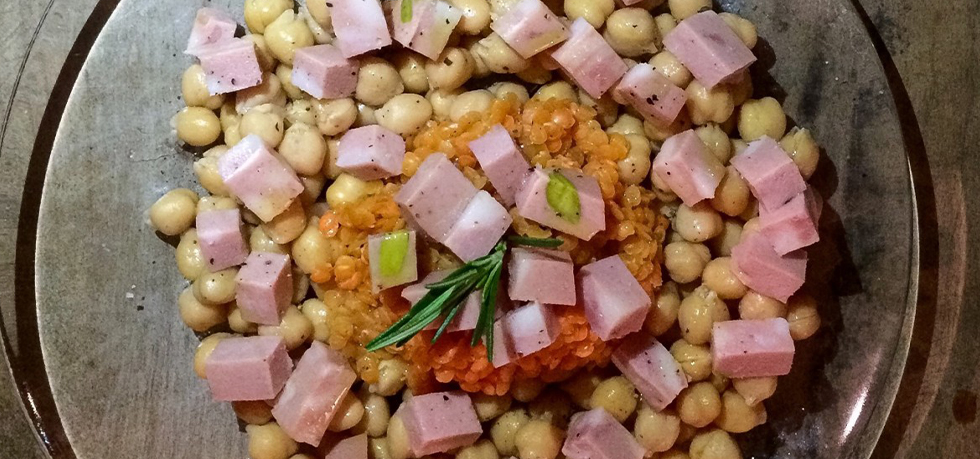insalata ceci e lenticchie
