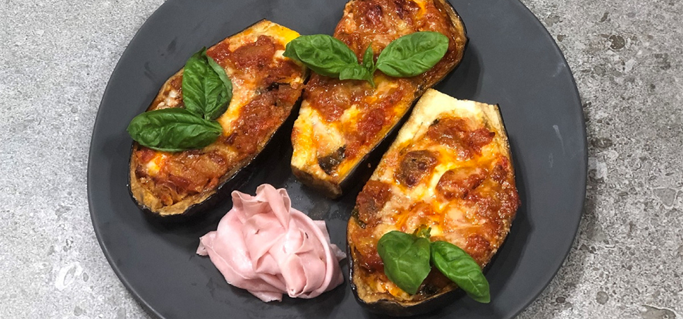 melanzane ripiene di mortadella