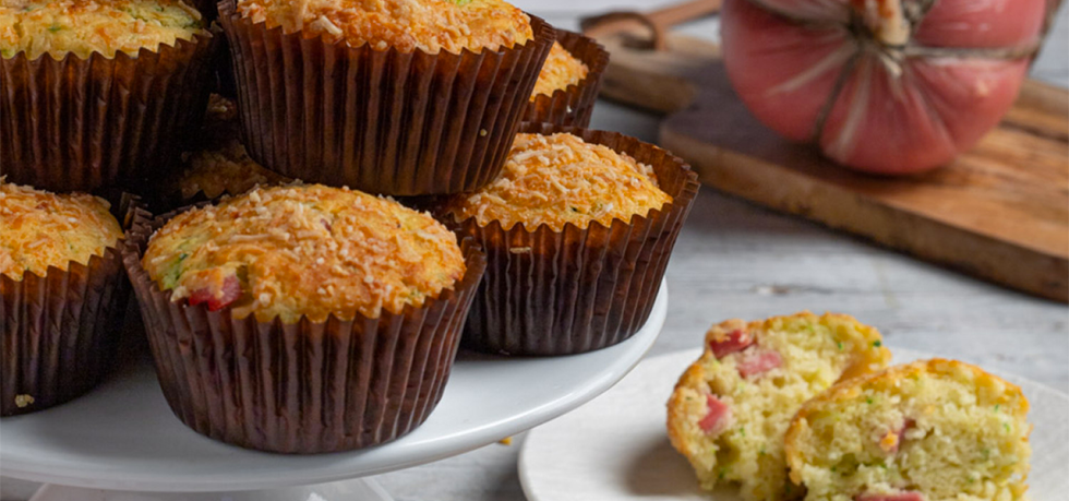 muffin salati spuma di mortadella