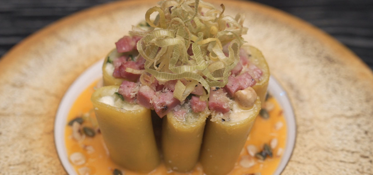 paccheri con crema di zucca 1