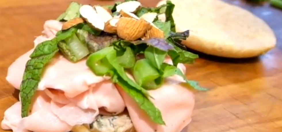 panino mortadella blu di capra